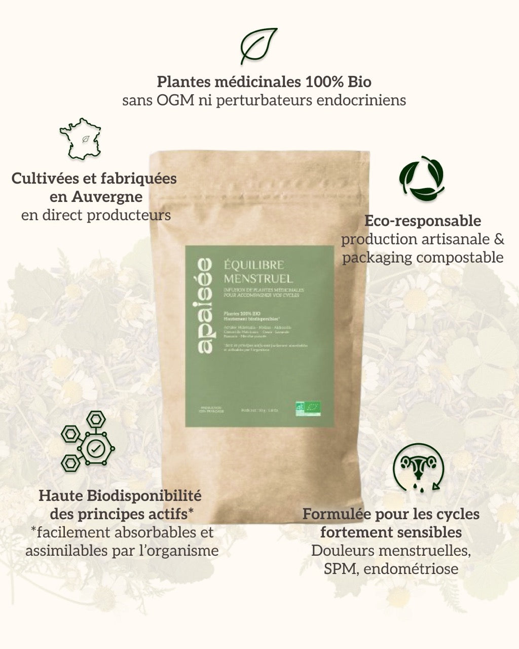 Cure 3 Mois Infusion Équilibre Menstruel